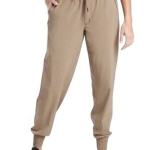 Athleta Brownstone Beige Camden Athletic Joggers